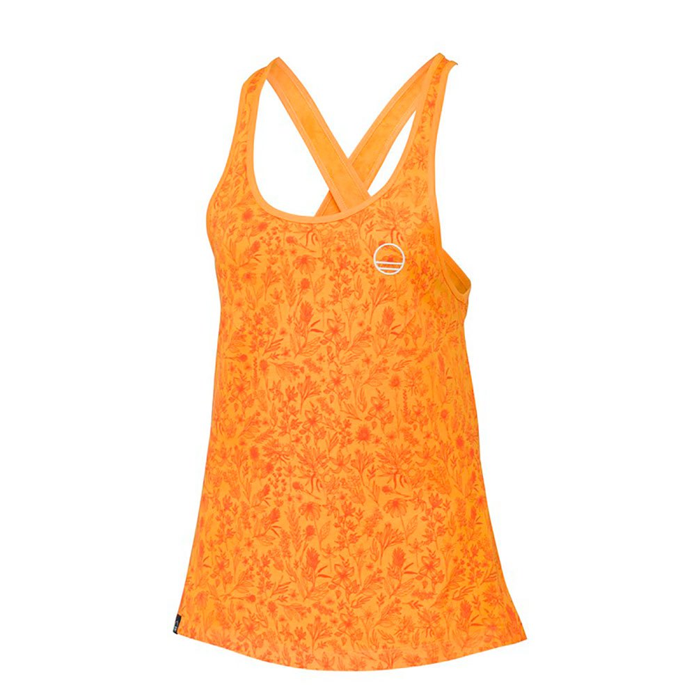 wildcountry flow sleeveless t-shirt orange m femme