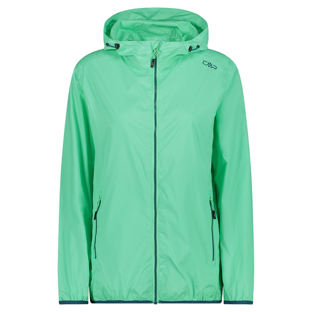 cmp 32x5796 rain fix hood jacket vert 2xs femme