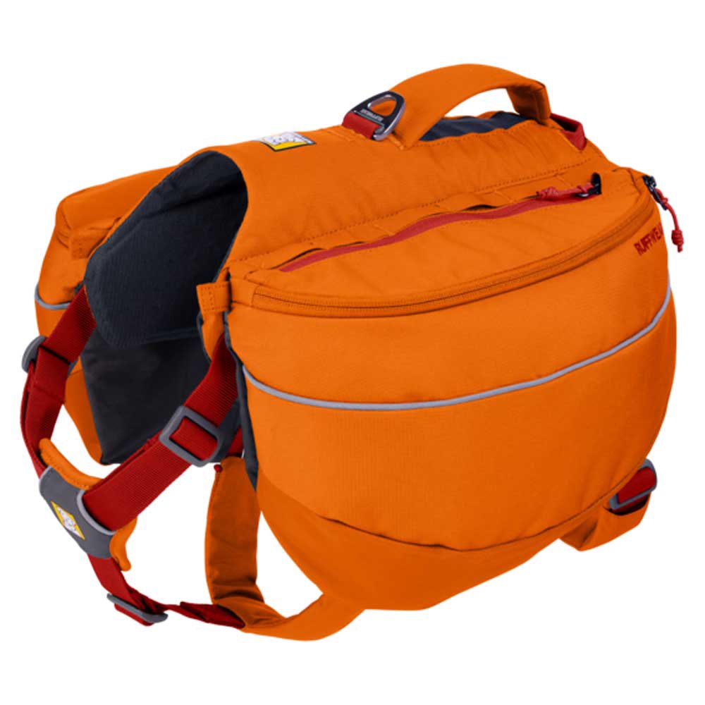 ruffwear approach™ dog saddlebag orange xs