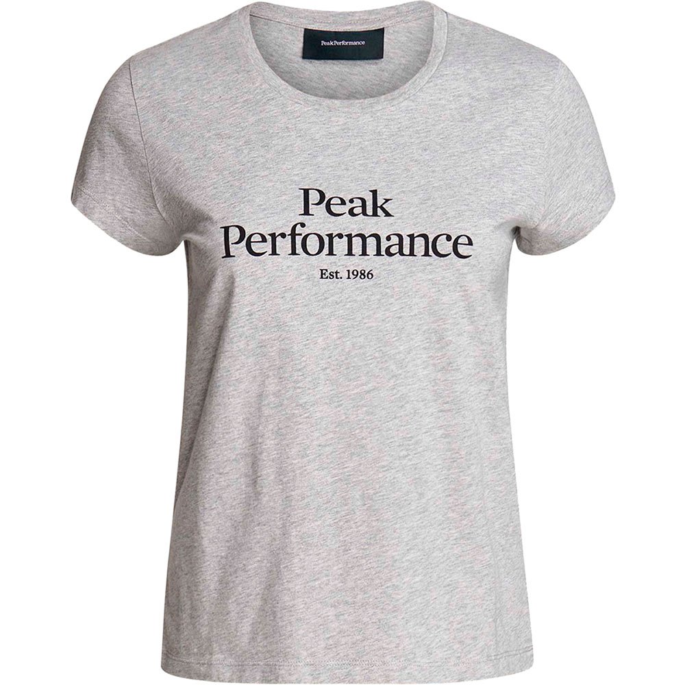 peak performance original short sleeve t-shirt gris m femme