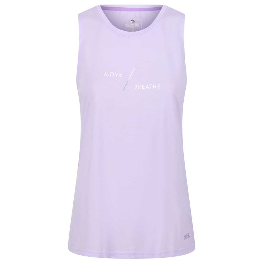 regatta freedale sleeveless t-shirt violet 14 femme