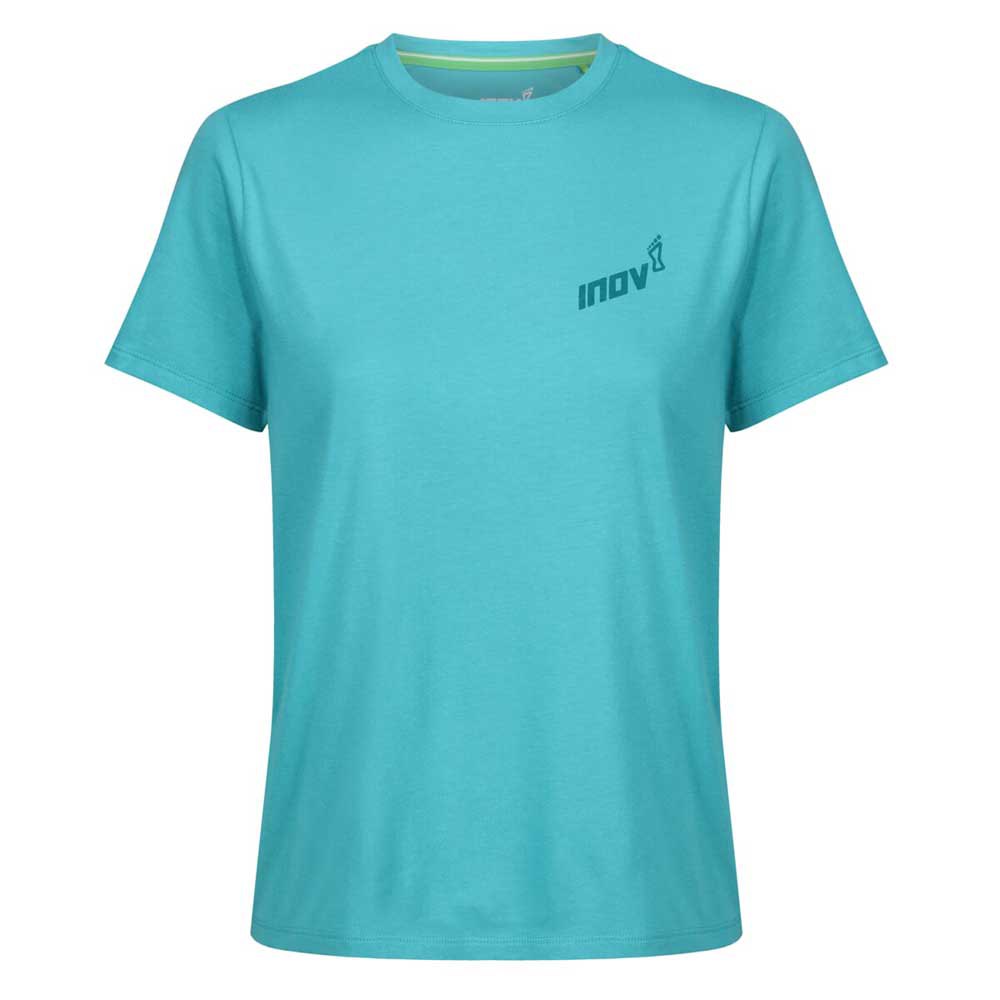 inov8 graphic brand short sleeve t-shirt bleu 38 femme
