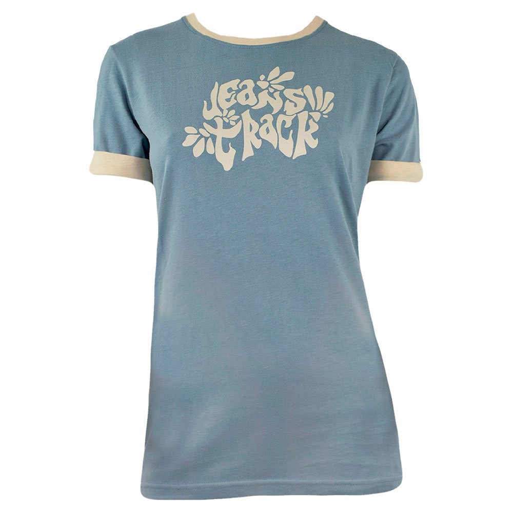jeanstrack ringer short sleeve t-shirt rose xs femme