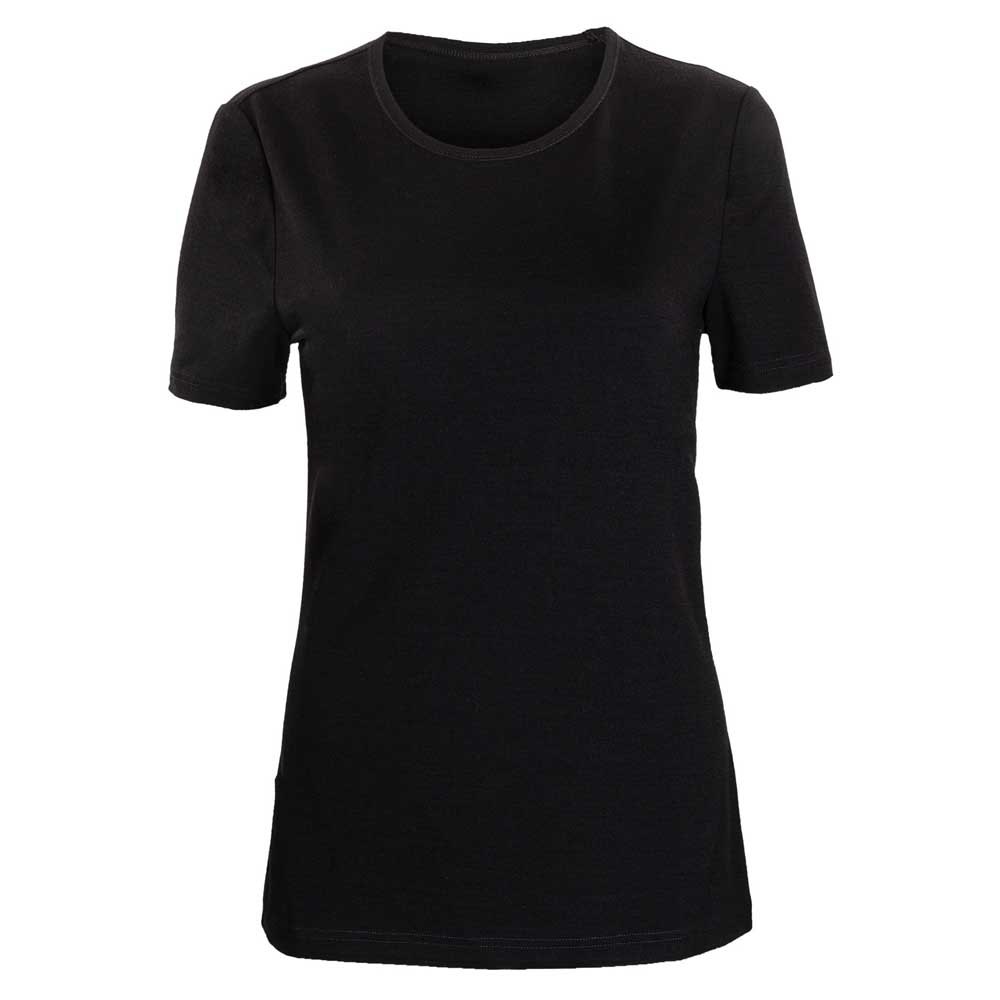 thermowave merino life short sleeve t-shirt noir xs femme