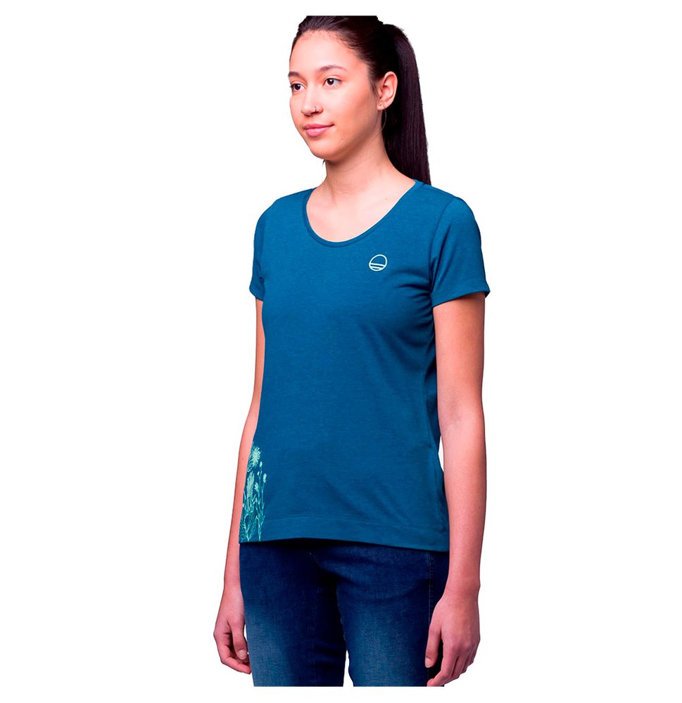 wildcountry flow short sleeve t-shirt bleu xs femme