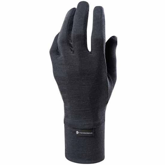 thermowave merino gloves noir s-m homme