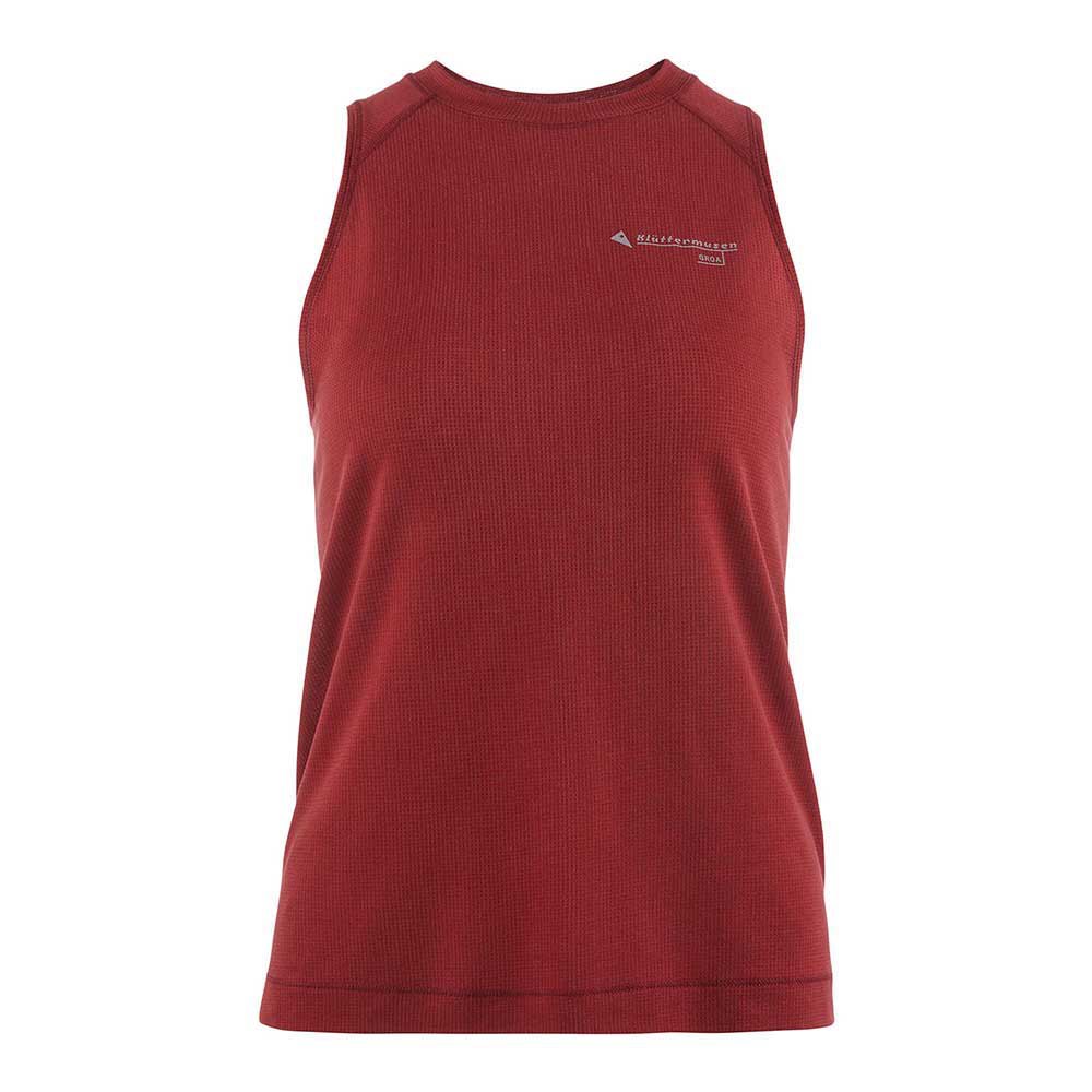 klättermusen groa sleeveless t-shirt rouge 2xs femme