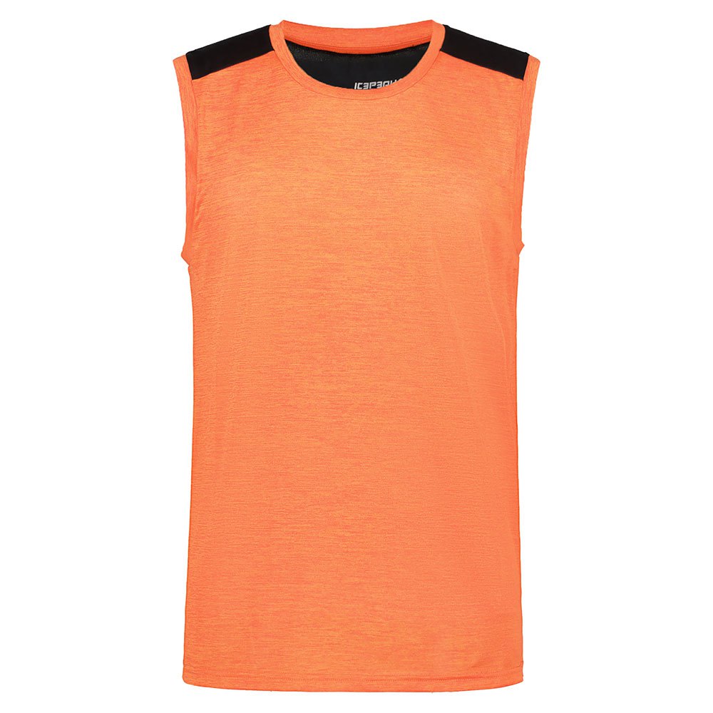 icepeak delmar i sleeveless t-shirt orange l homme
