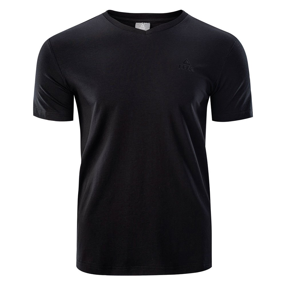 peak fw90033 short sleeve t-shirt noir m homme