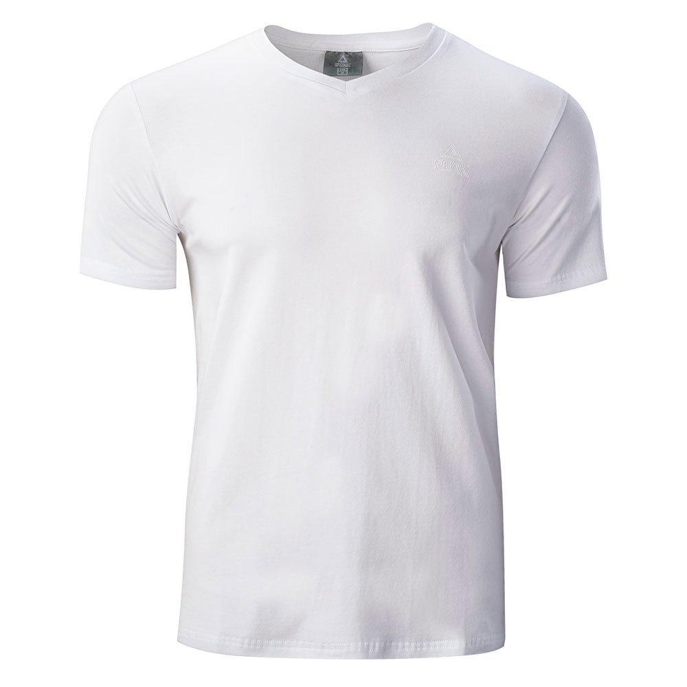 peak fw90033 short sleeve t-shirt blanc m homme