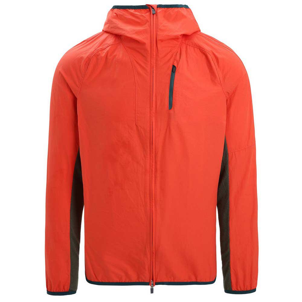 icebreaker shell+™ cotton windbreaker jacket rouge m homme