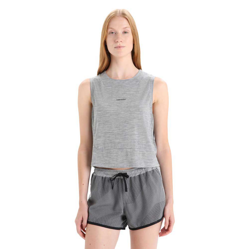 icebreaker zoneknit™ sleeveless t-shirt gris xl femme