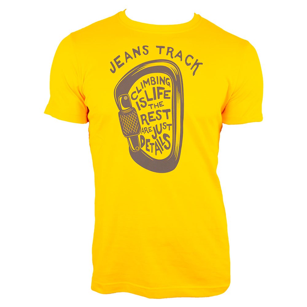 jeanstrack presa short sleeve t-shirt jaune m homme