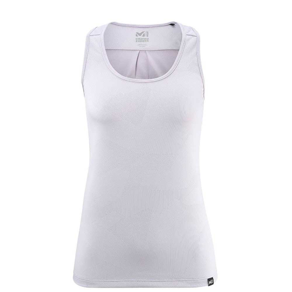 millet hiking jacquard sleeveless t-shirt blanc s femme
