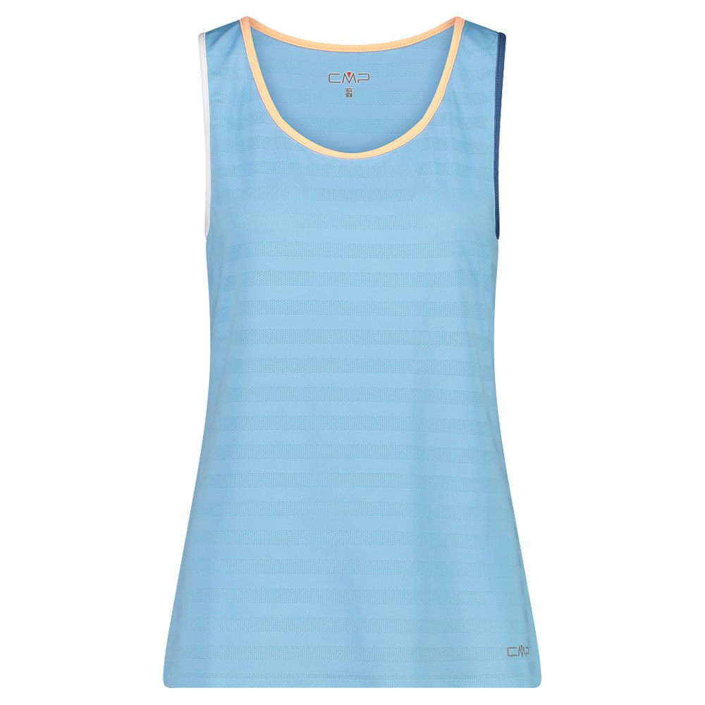 cmp 33n6166 sleeveless t-shirt bleu 2xs femme
