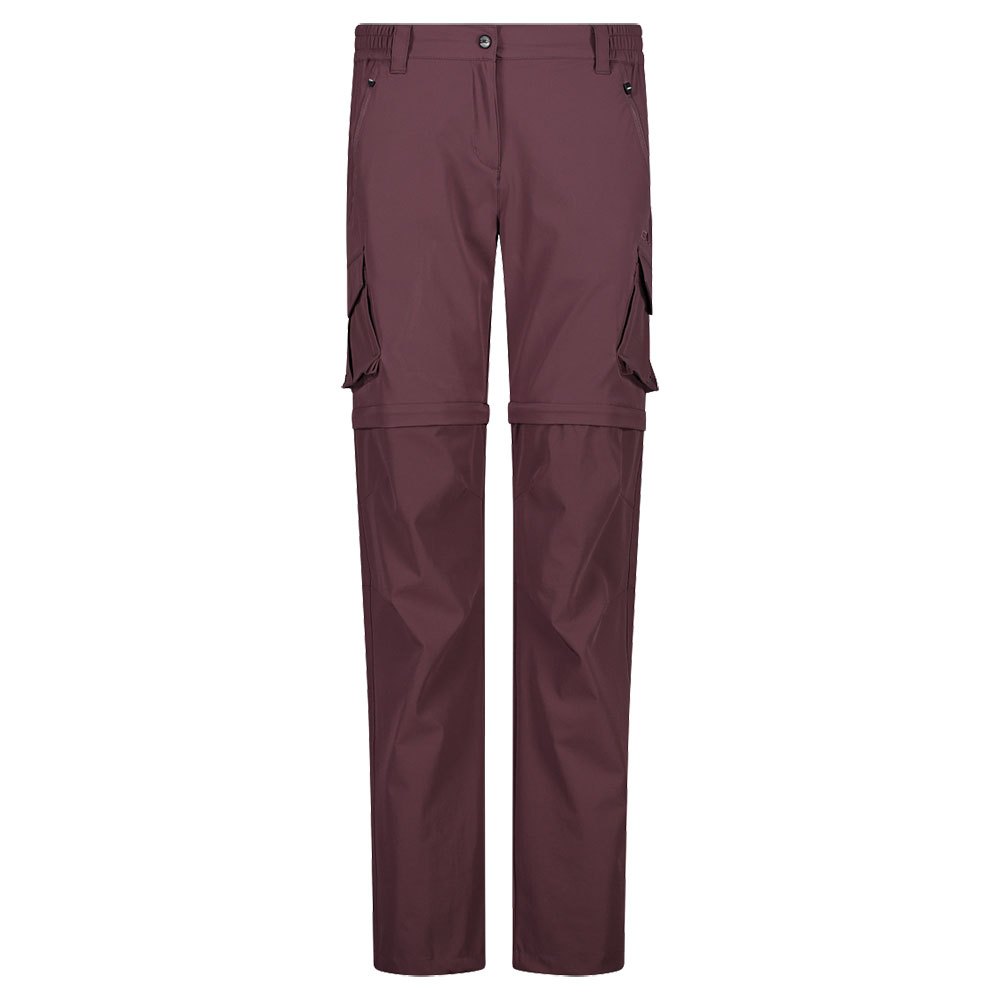 cmp zip off 31t5596 pants violet s femme