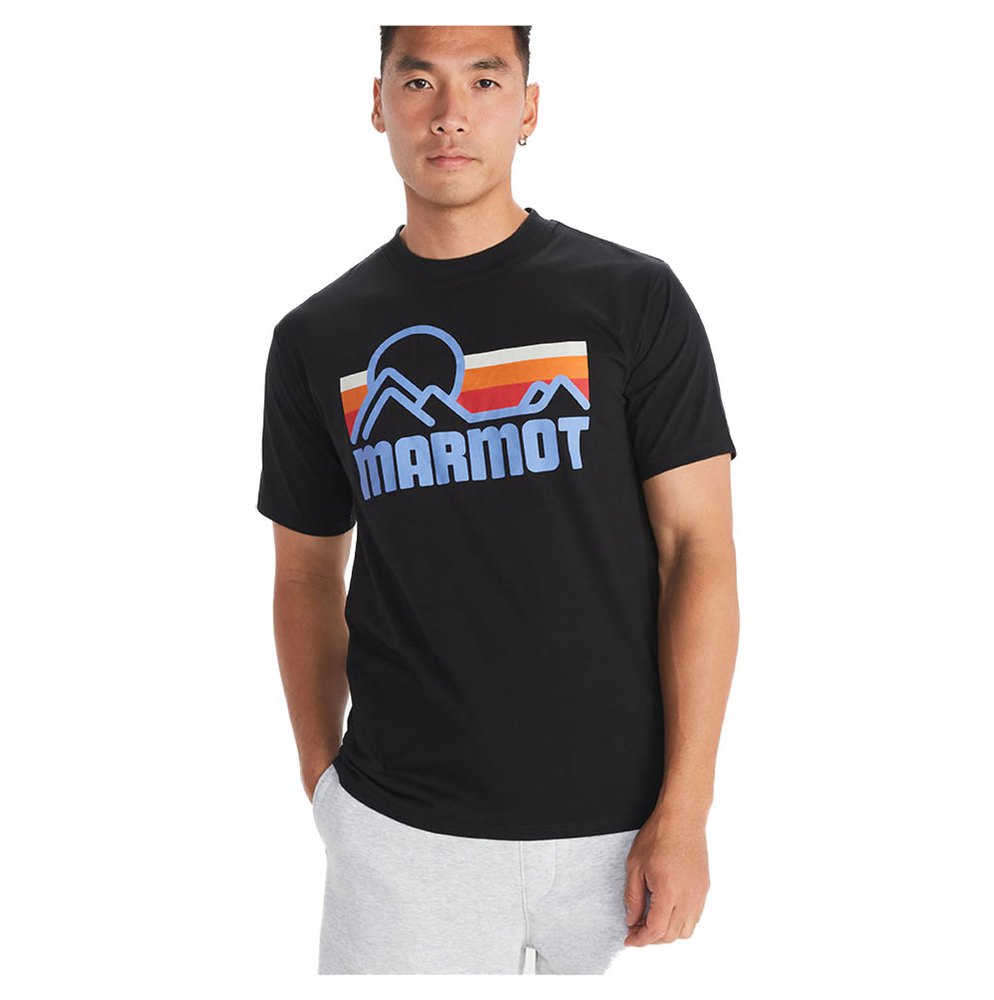 marmot coastal short sleeve t-shirt noir m homme