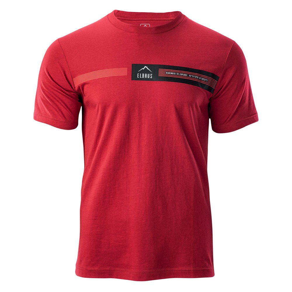 elbrus asmar short sleeve t-shirt rouge s homme