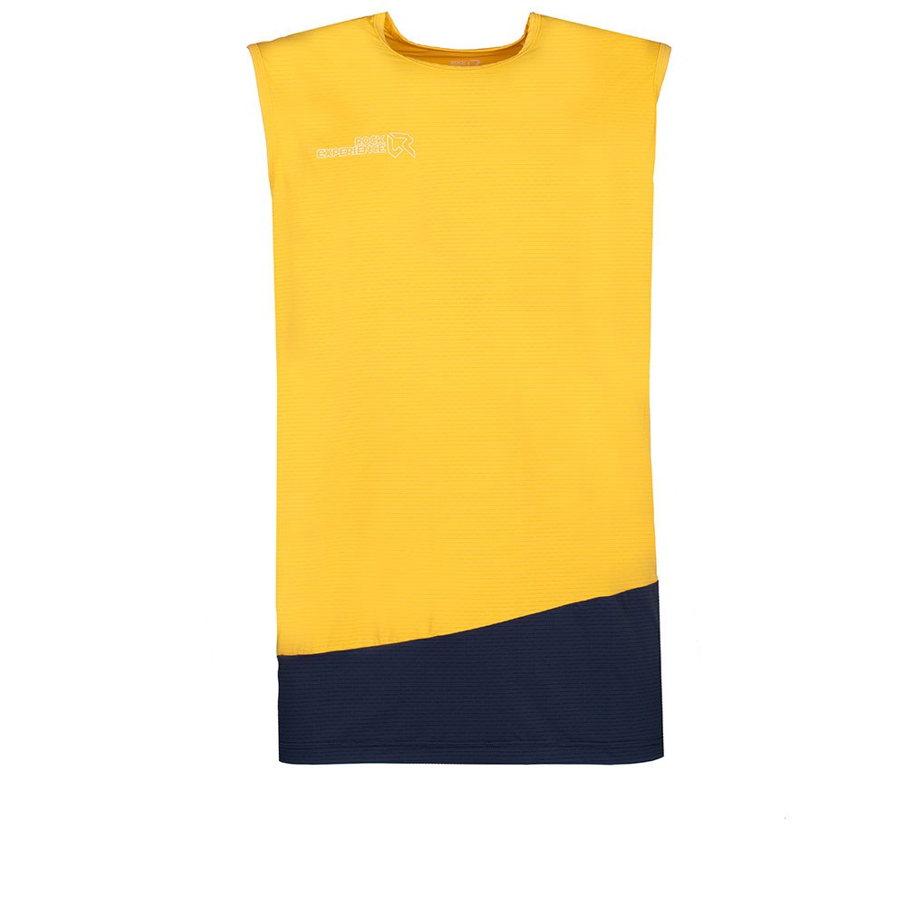rock experience merlin sleeveless t-shirt jaune,bleu m homme