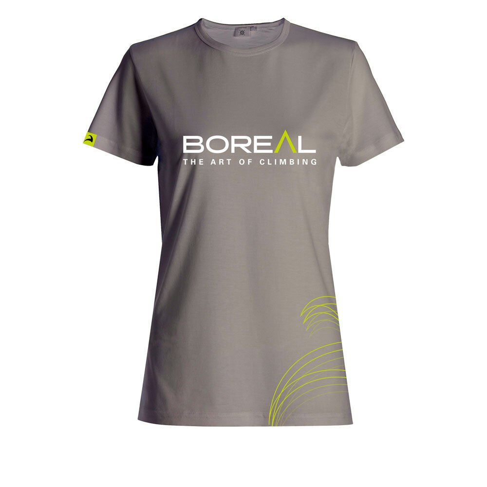 boreal organic short sleeve t-shirt vert xs femme