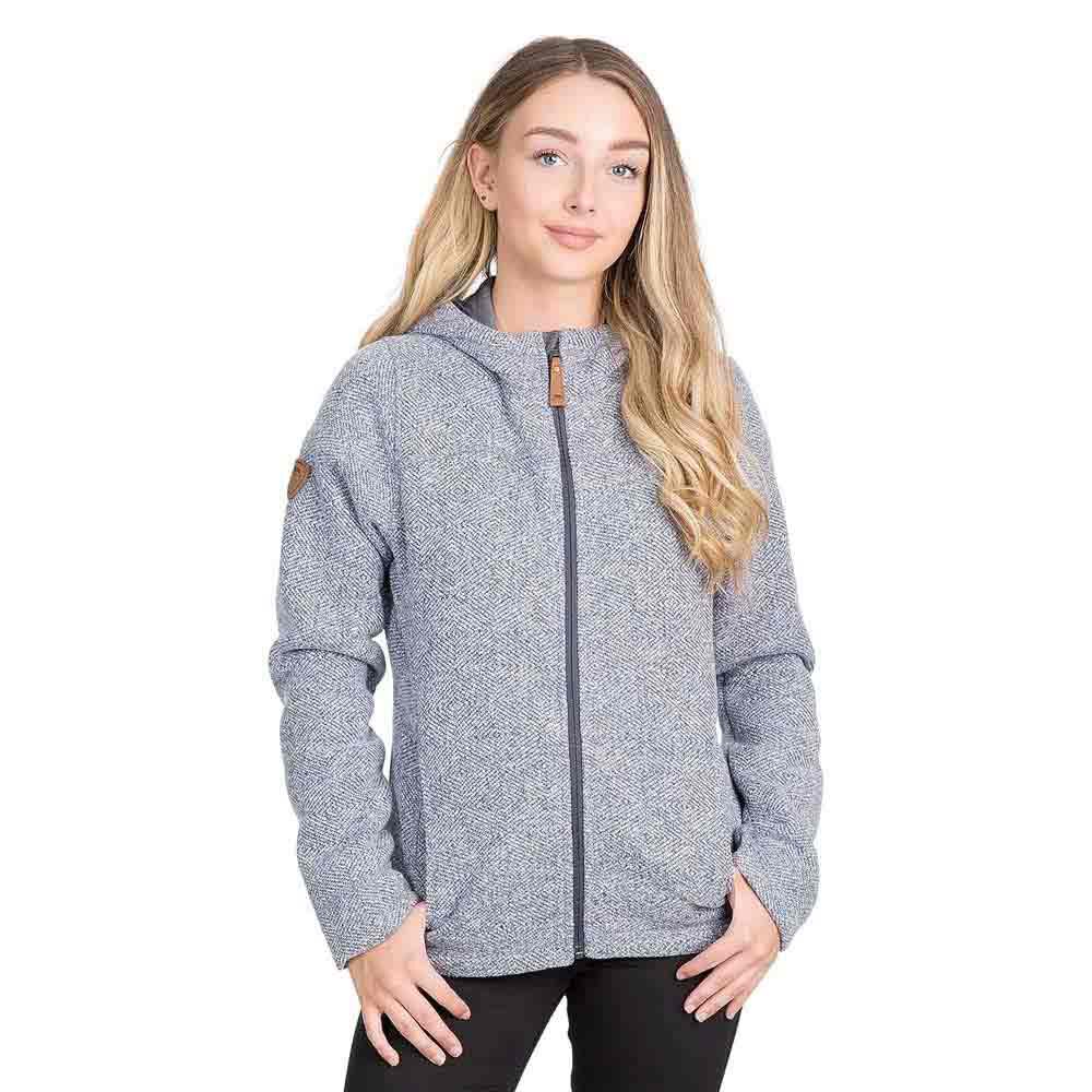 trespass reserve c hoodie fleece gris 2xs femme