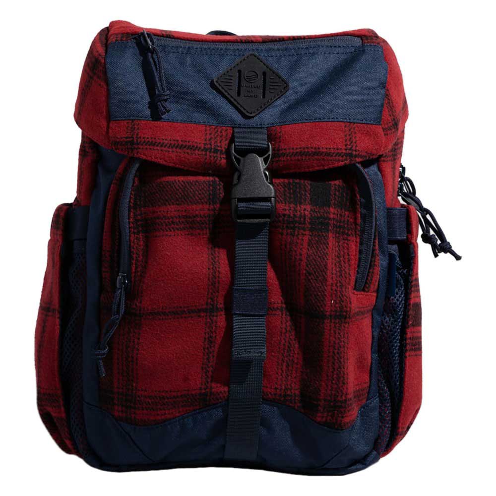 united by blue r evolution wool flannel 9l backpack rouge