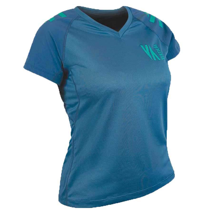 vertical alpin short sleeve t-shirt bleu m femme