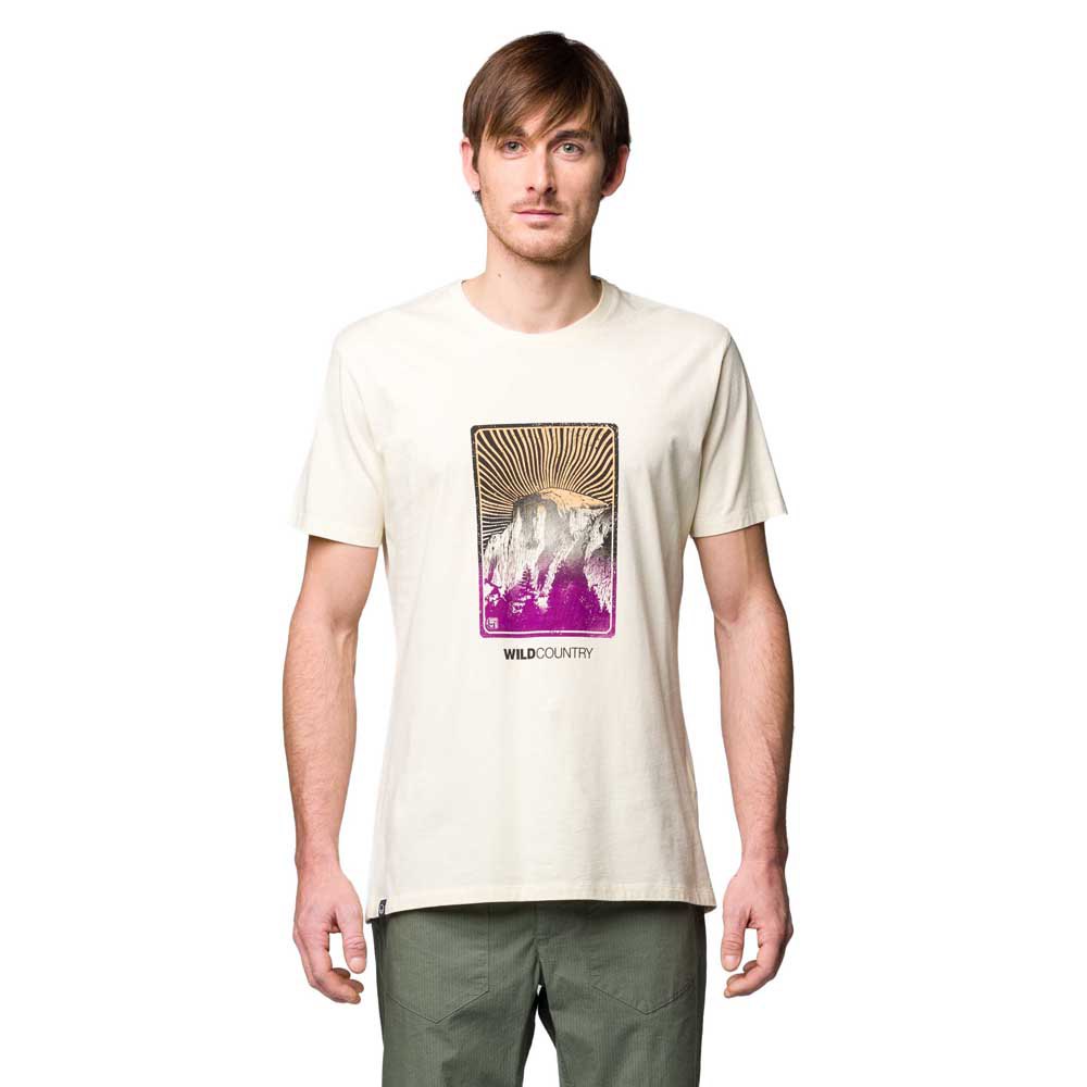 wildcountry flow short sleeve t-shirt beige m homme