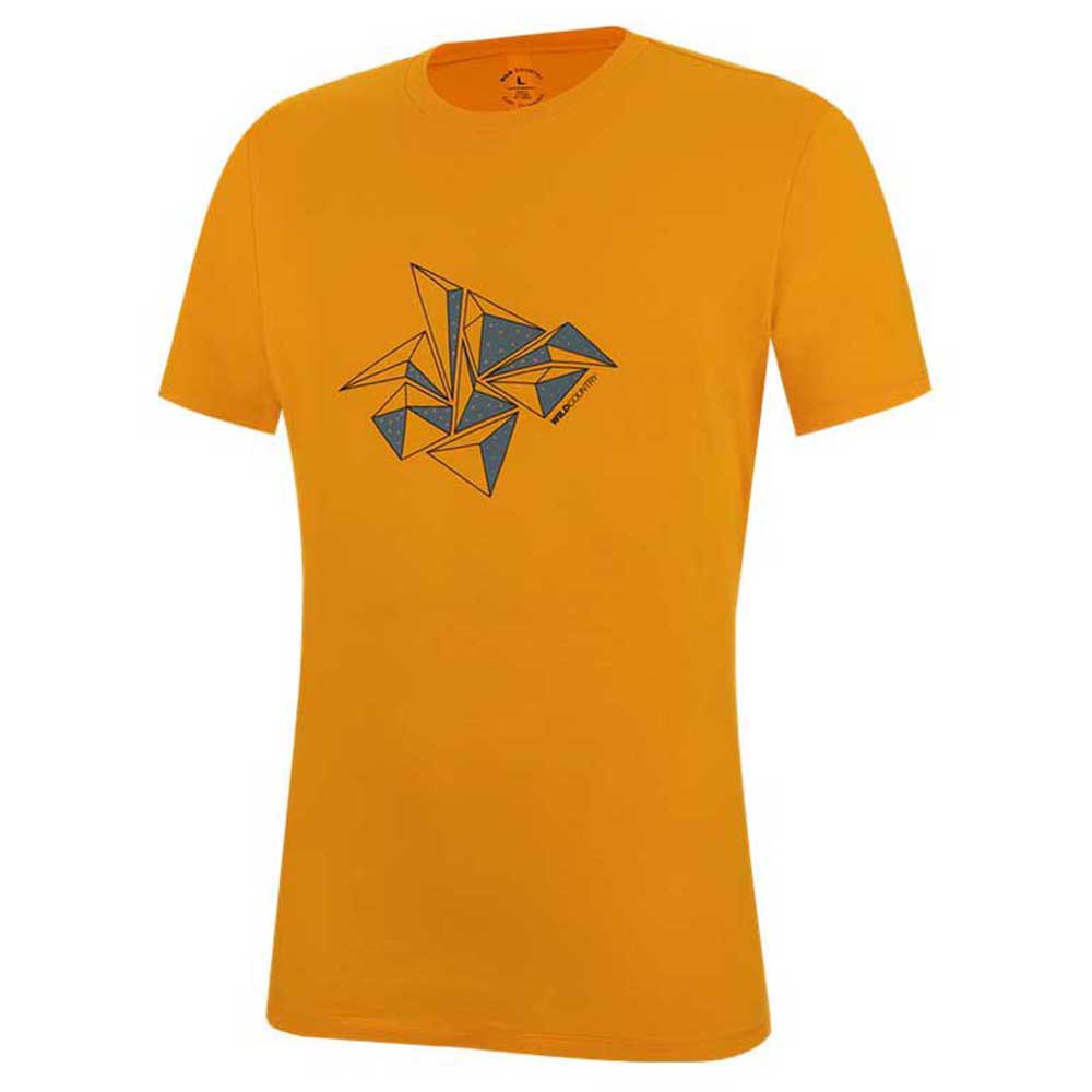 wildcountry stamina short sleeve t-shirt orange s homme
