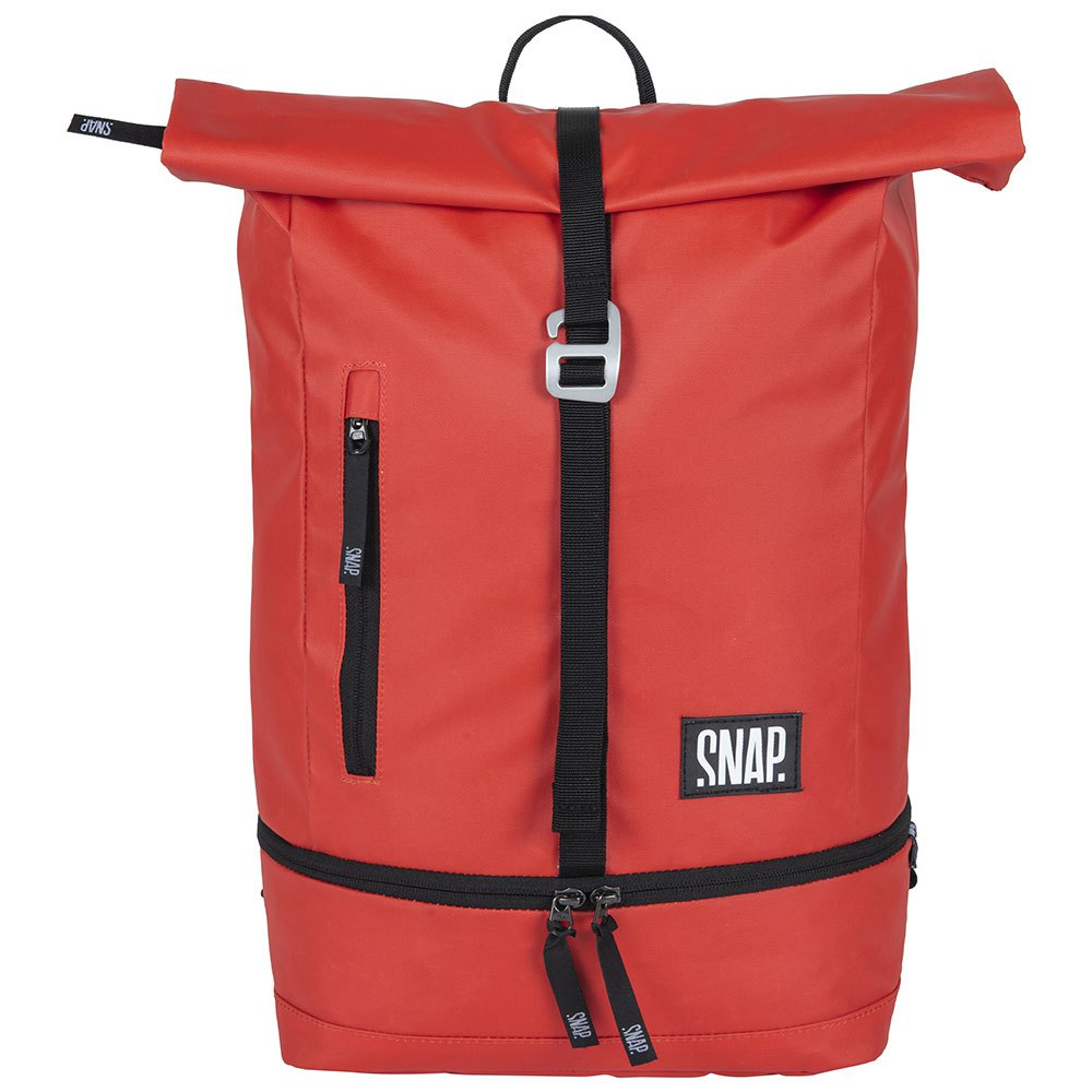 snap climbing roll top 17l backpack rouge