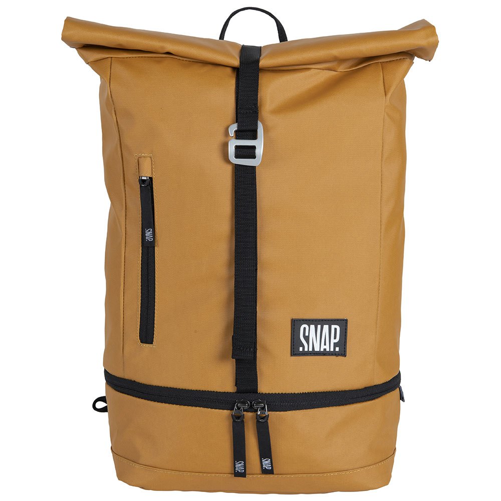 snap climbing roll top 17l backpack jaune