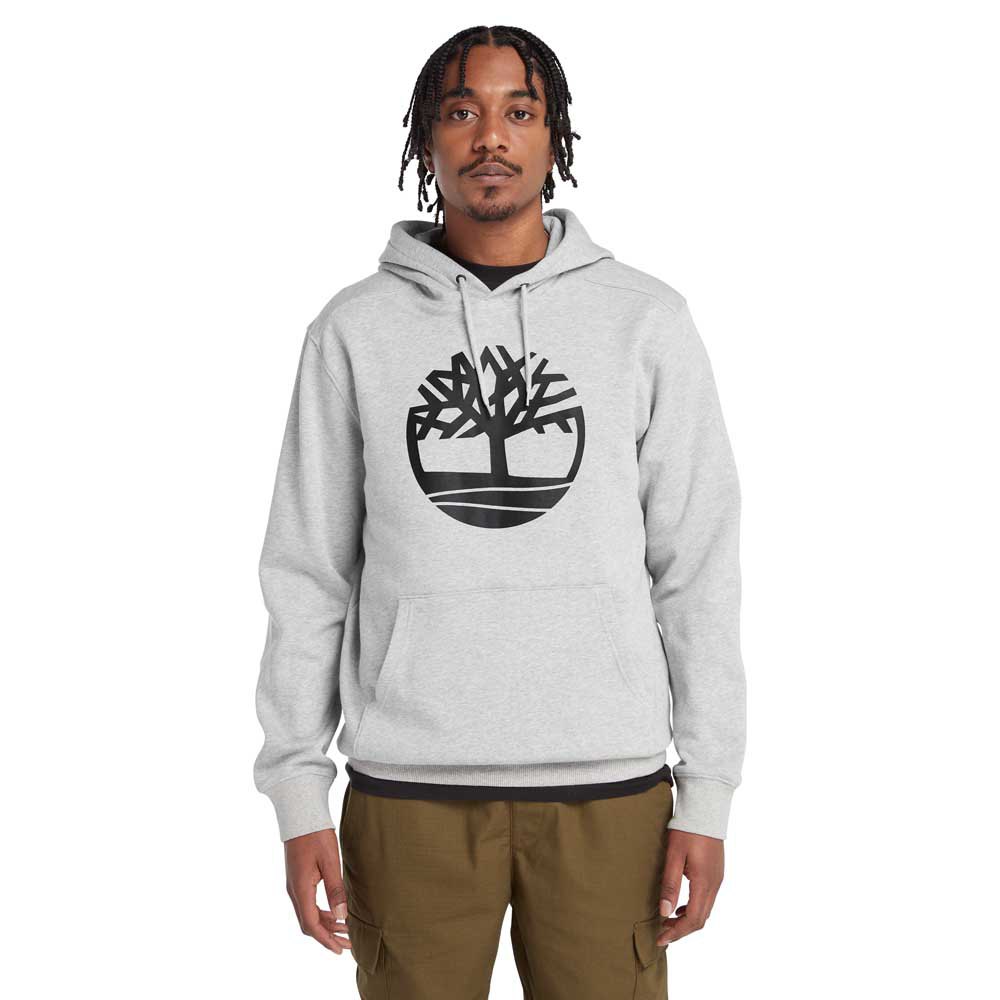 timberland core tree logo pull over hoodie gris 3xl homme