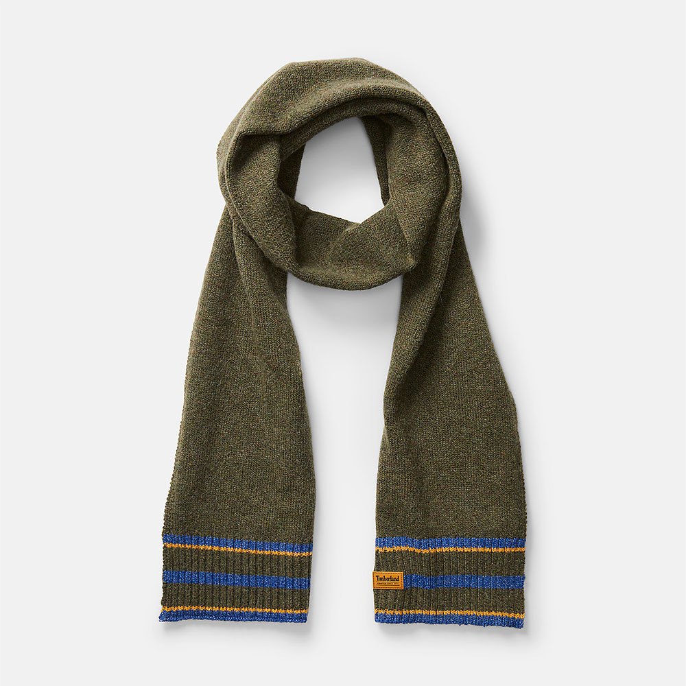timberland multi stripe tipping scarf vert  homme