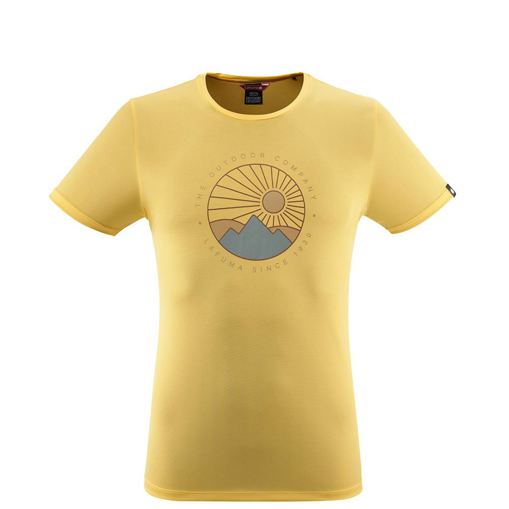 lafuma corporate short sleeve t-shirt jaune l homme