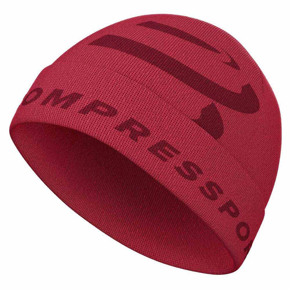 compressport casual beanie rouge  homme