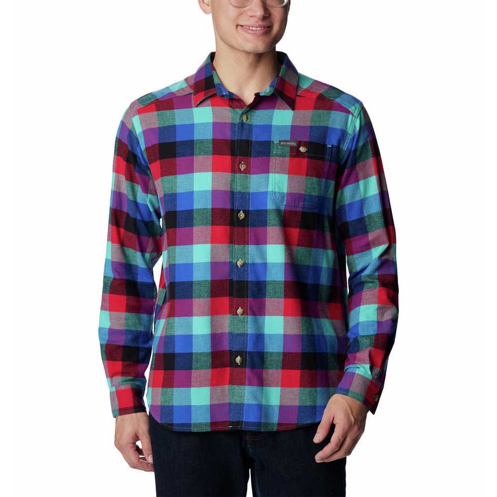columbia cornell woods™ long sleeve shirt multicolore s homme