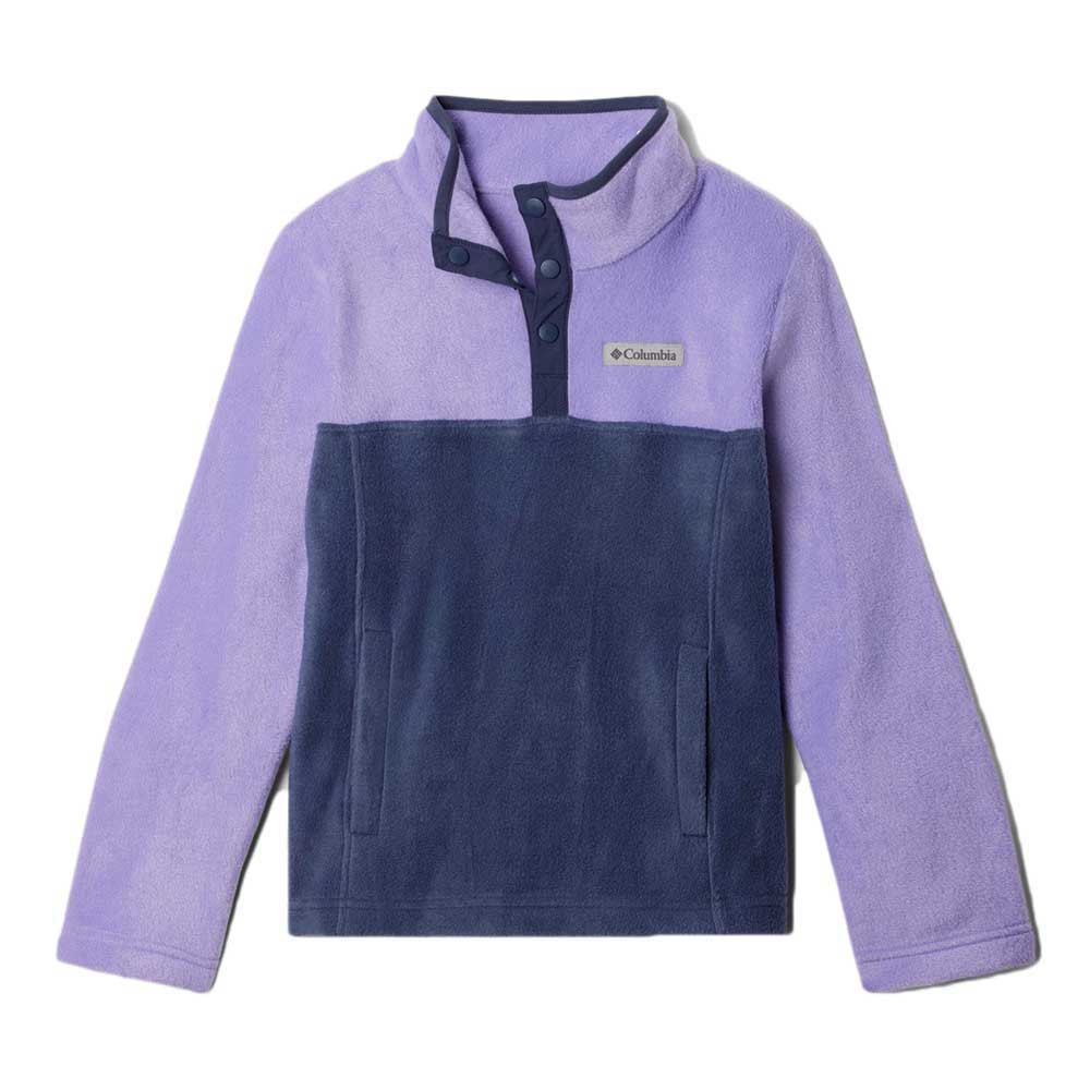 columbia steens mountain™ youth half zip fleece violet xs
