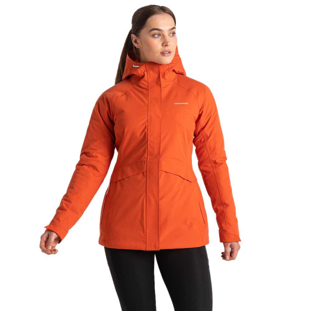 craghoppers caldbeck thermic jacket orange 14 femme