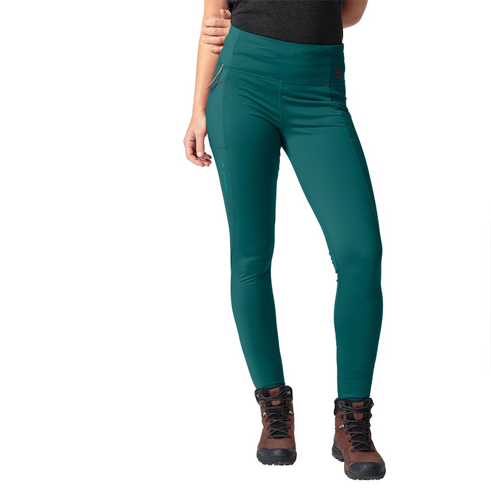 vaude neyland winter leggings vert 34 femme