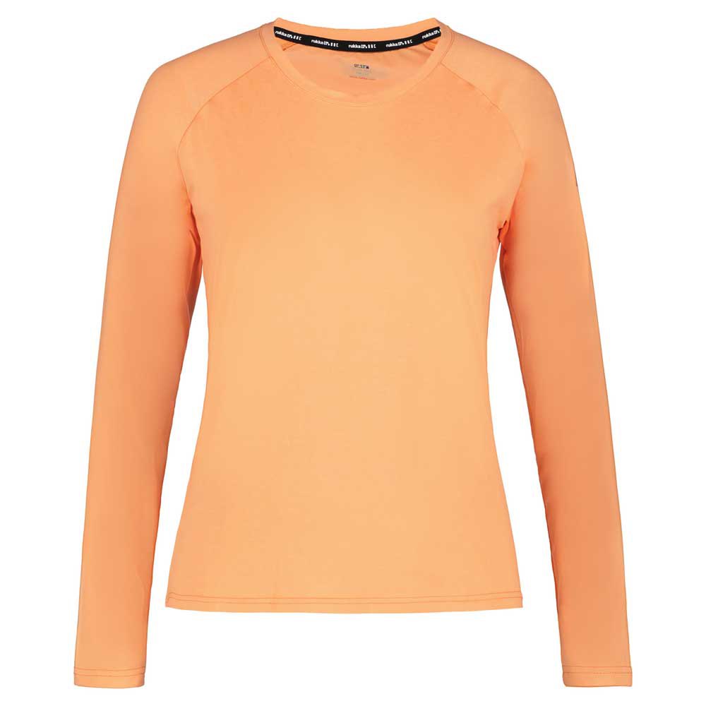 rukka malis half zip long sleeve t-shirt orange 42 femme