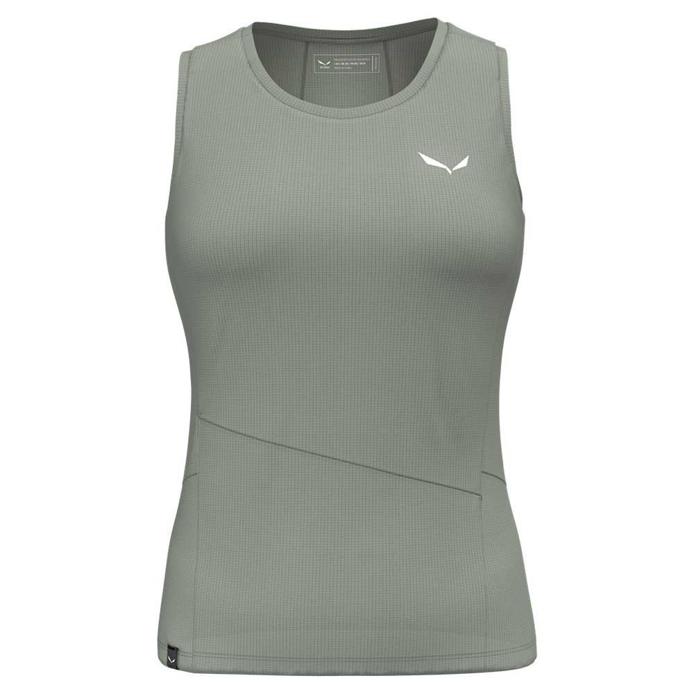 salewa puez sporty dry sleeveless t-shirt gris 2xs femme