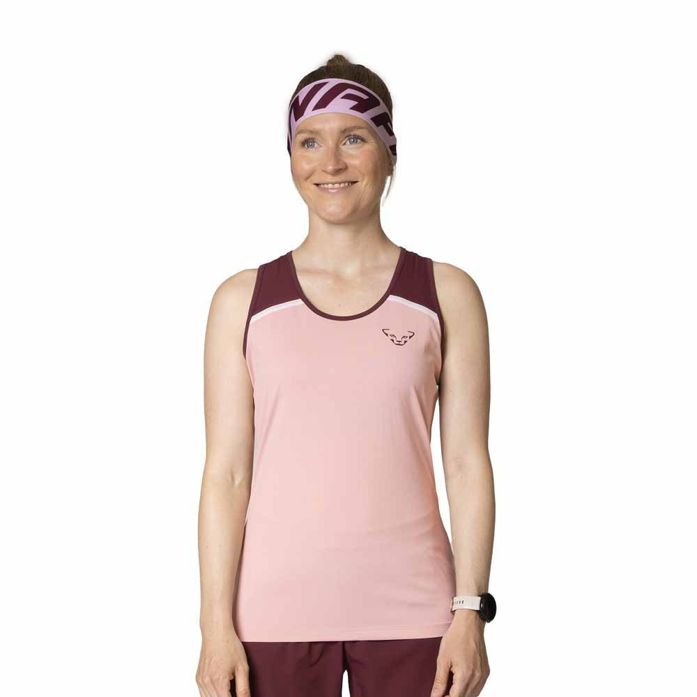 dynafit alpine pro sleeveless t-shirt rose xs femme