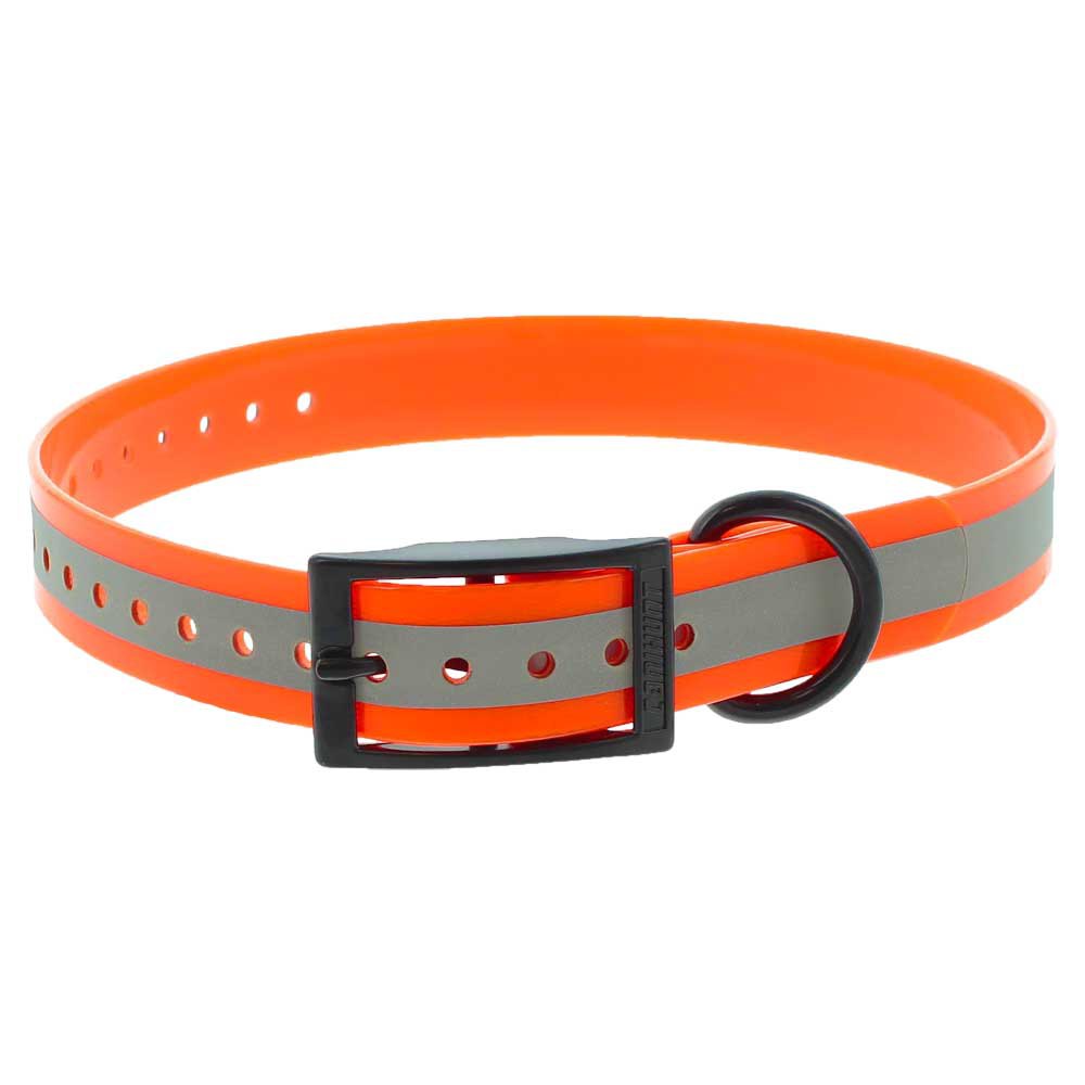 canihunt xtreme reflective collar orange 65 cm