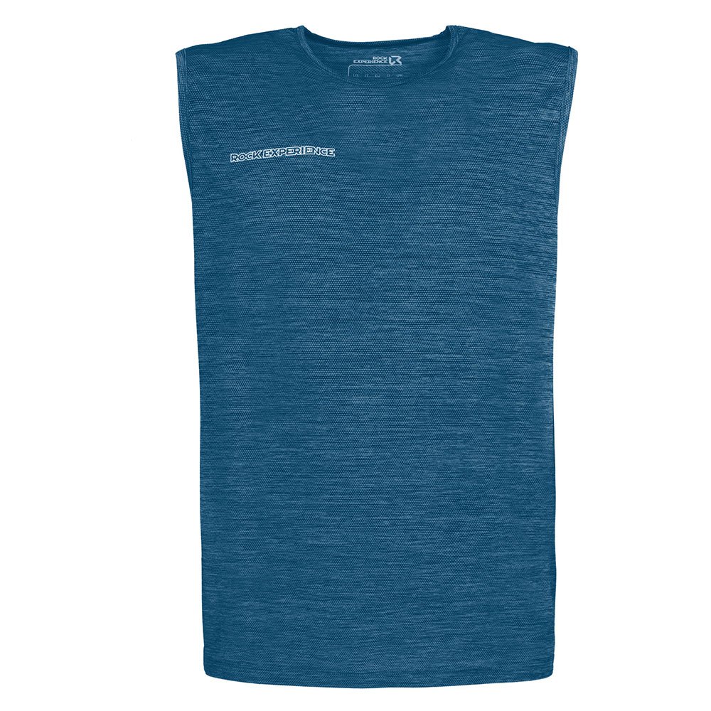 rock experience terminator 2.0 sleeveless t-shirt bleu xl homme