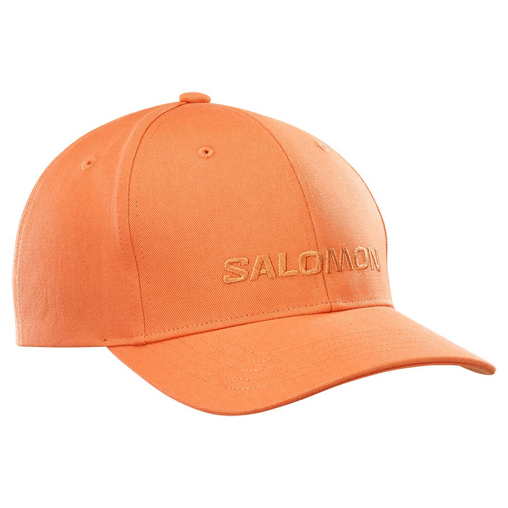 salomon logo cap orange  homme