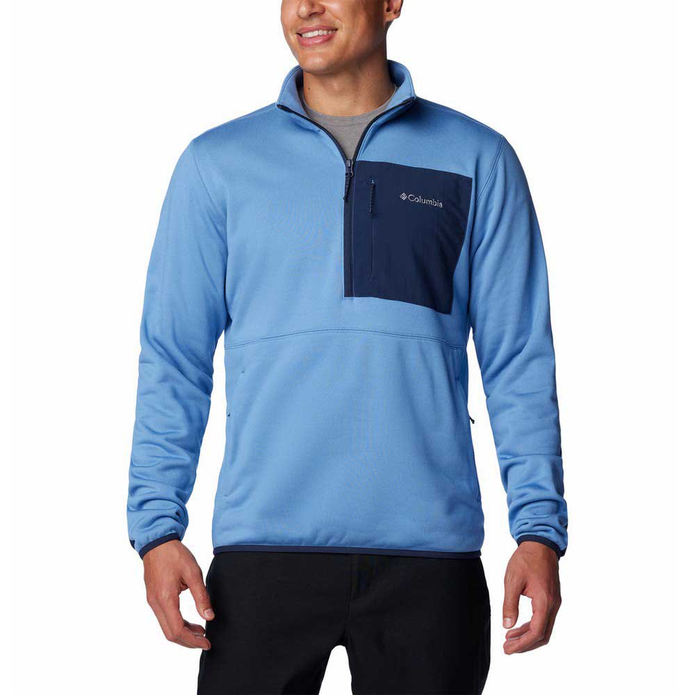 columbia hike™ half zip sweatshirt bleu s homme