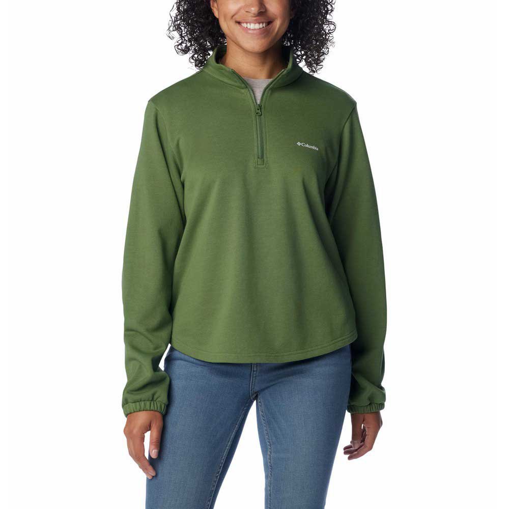 columbia trek™ half zip sweatshirt vert l femme