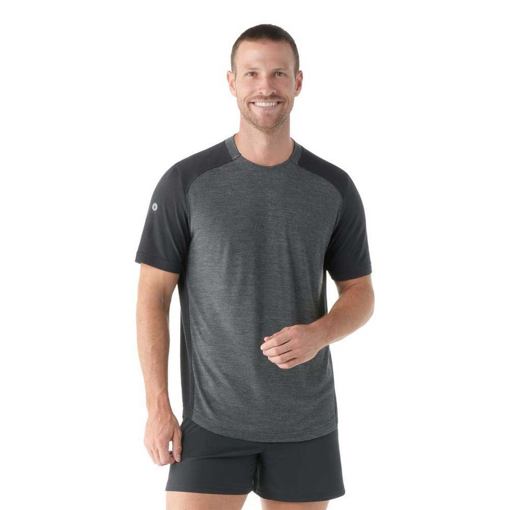 smartwool active mesh short sleeve t-shirt gris 2xl homme