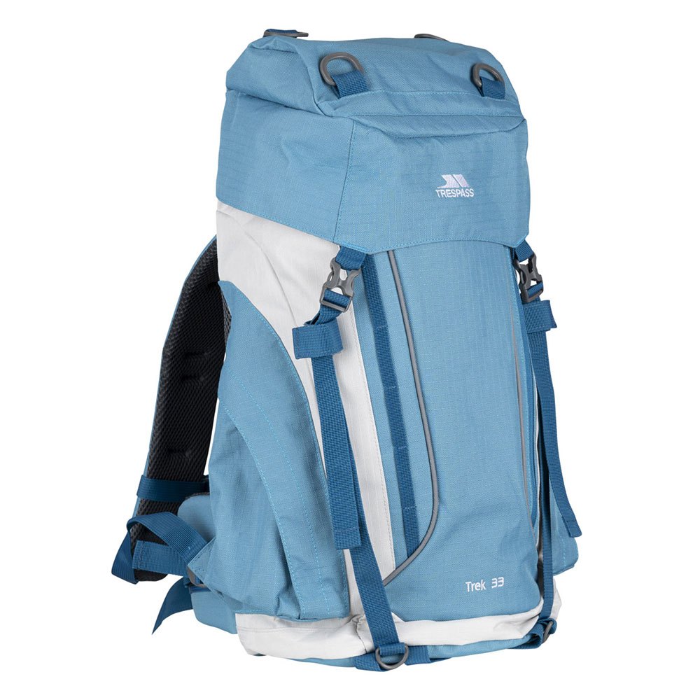 trespass trek 33l backpack bleu