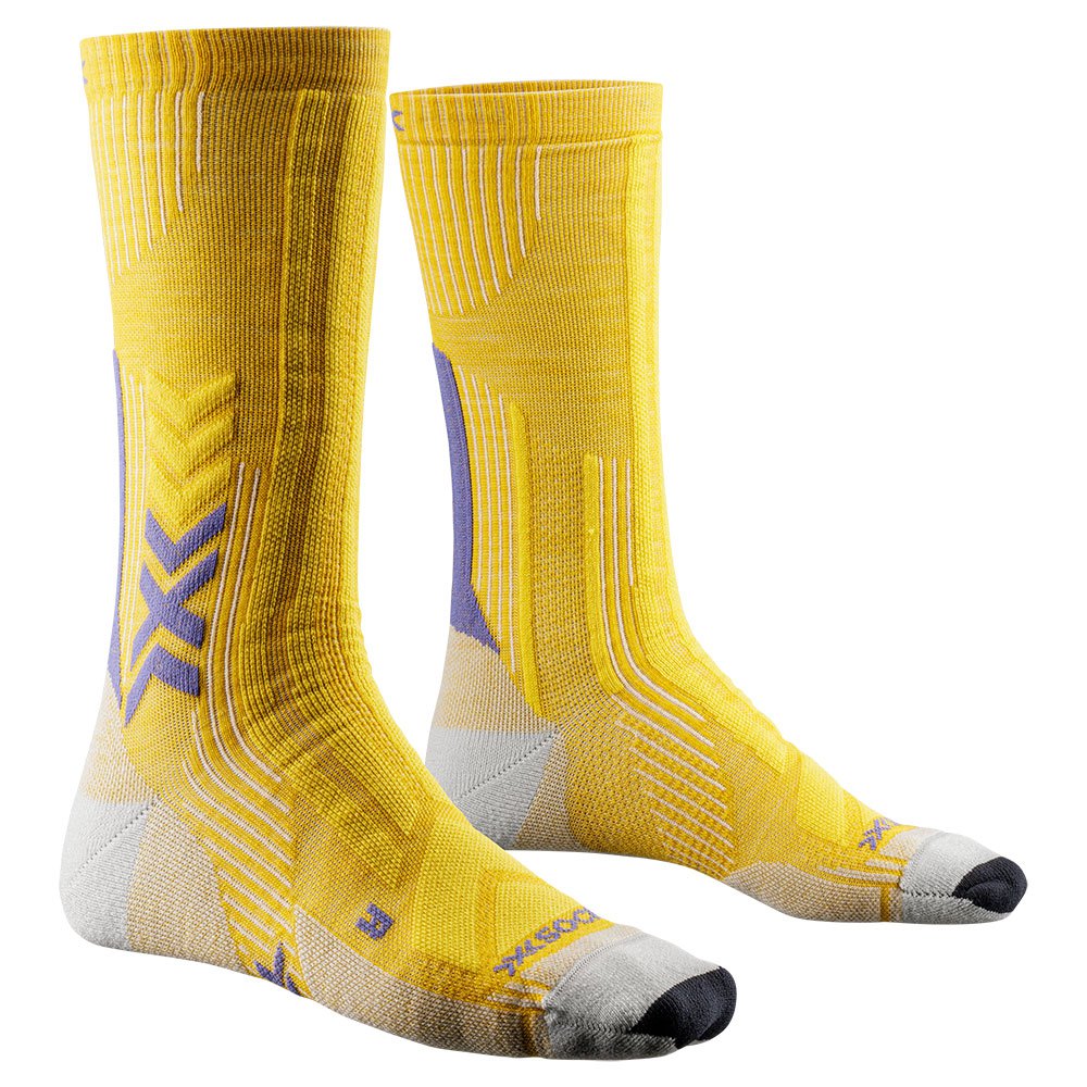 x-socks trekkin perform merino crew socks jaune eu 42-44 homme
